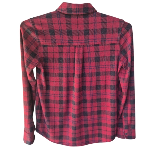 Faherty Legend Sweater Shirt Cherry Creek Plaid Size XS - Picture 3 of 15